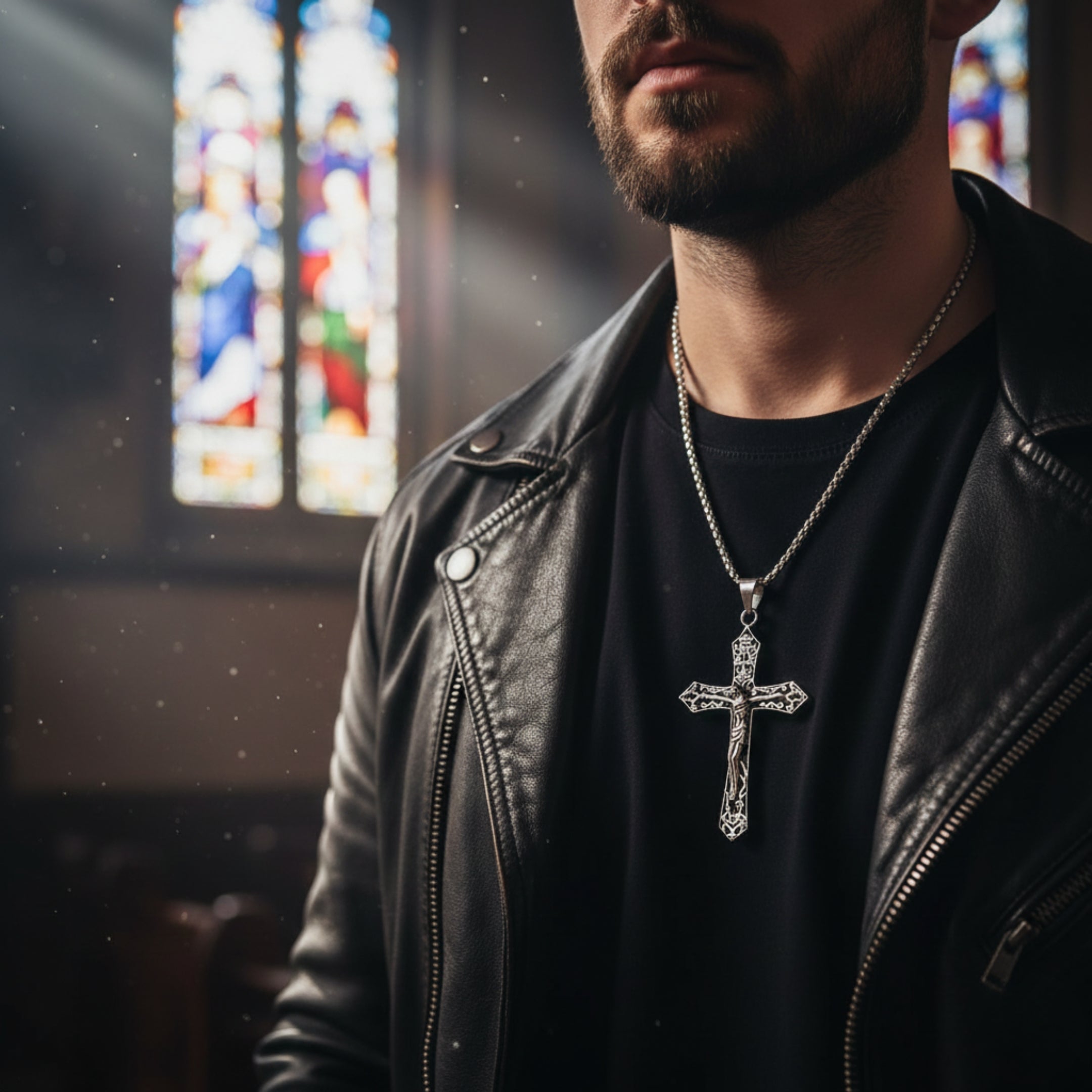 NP-206 Necklace | Pendant - Alloy | Chain - Stainless Steel | Size-24inch