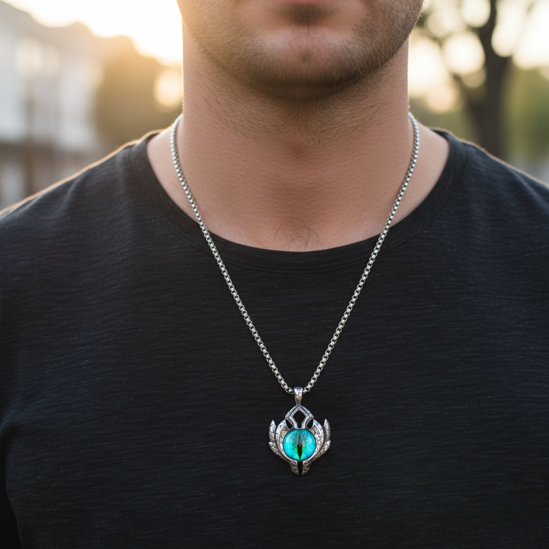 NP-60 Necklace | Pendant - Alloy | Chain - Stainless Steel | Size-24inch