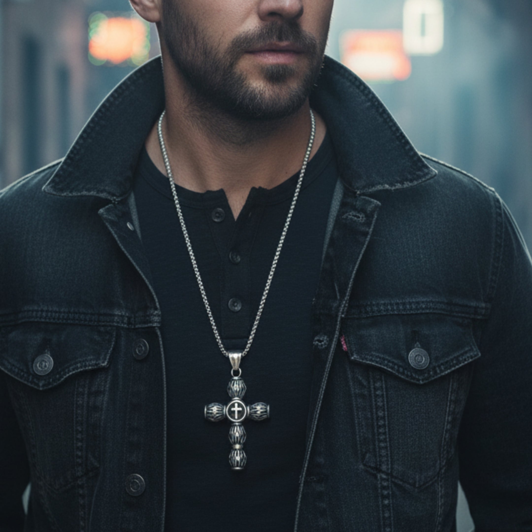 N-27 Necklace | Pendant - Alloy | Chain - Stainless Steel | Size-24inch