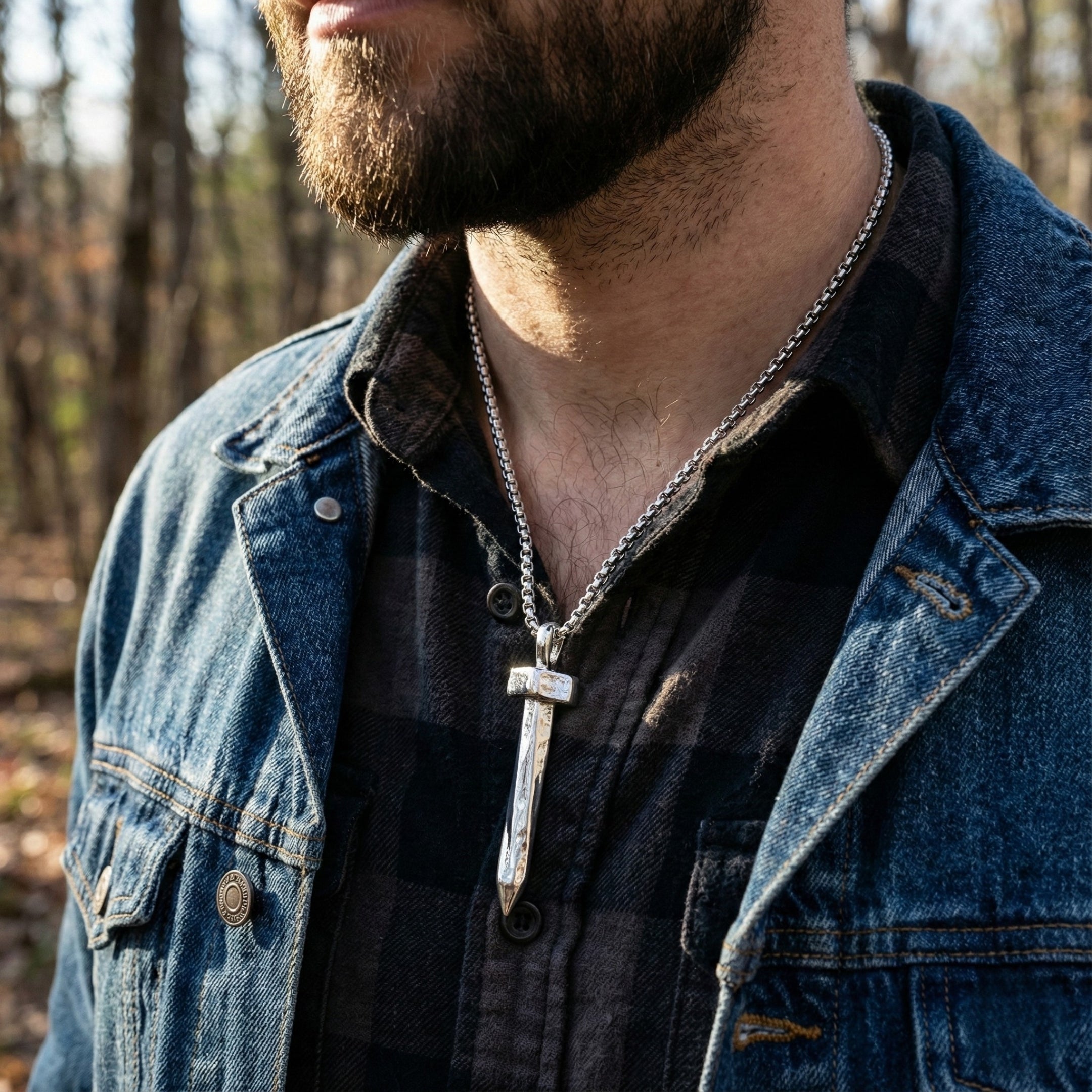 NP-96 Necklace | Pendant - Alloy | Chain - Stainless Steel | Size-24inch