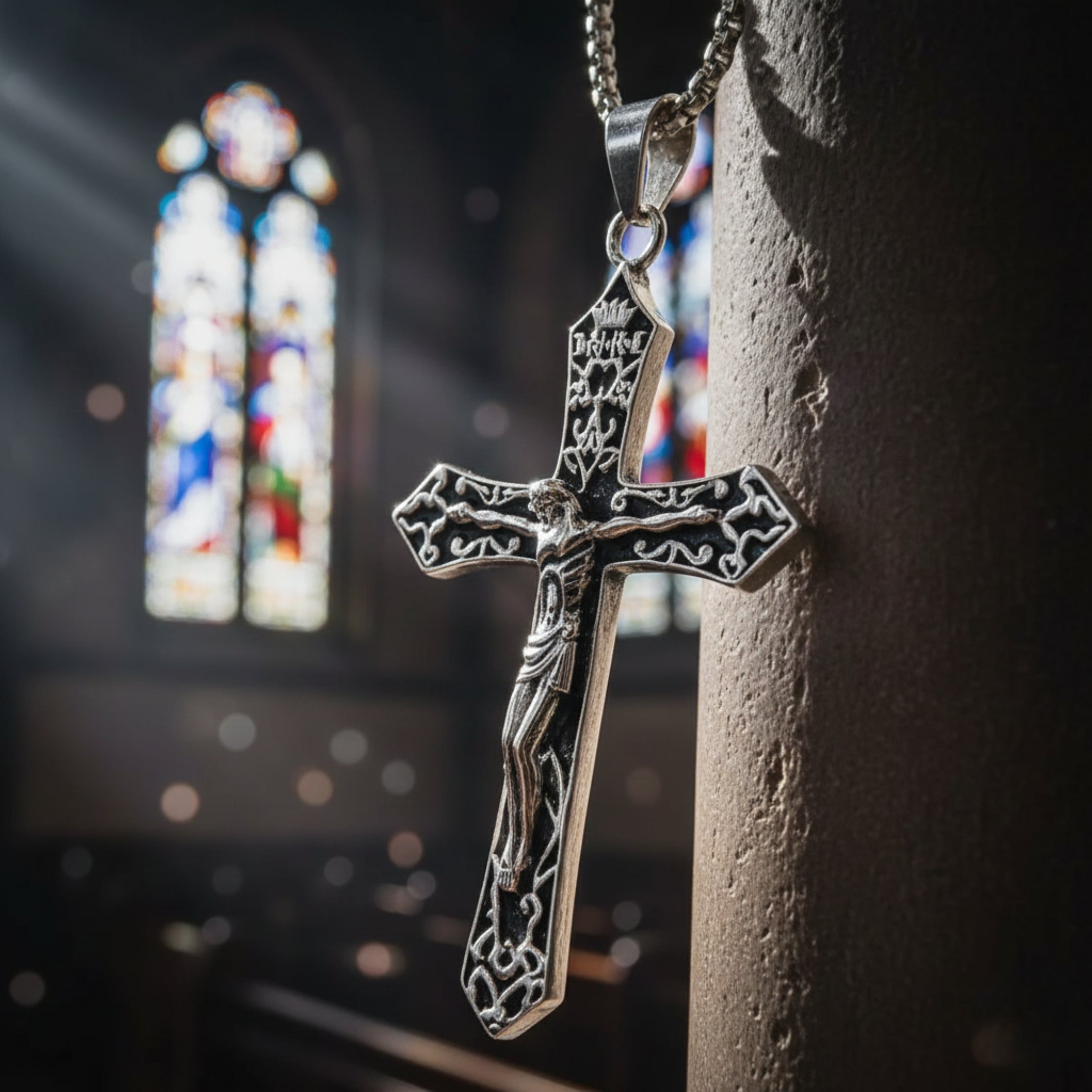 NP-206 Necklace | Pendant - Alloy | Chain - Stainless Steel | Size-24inch