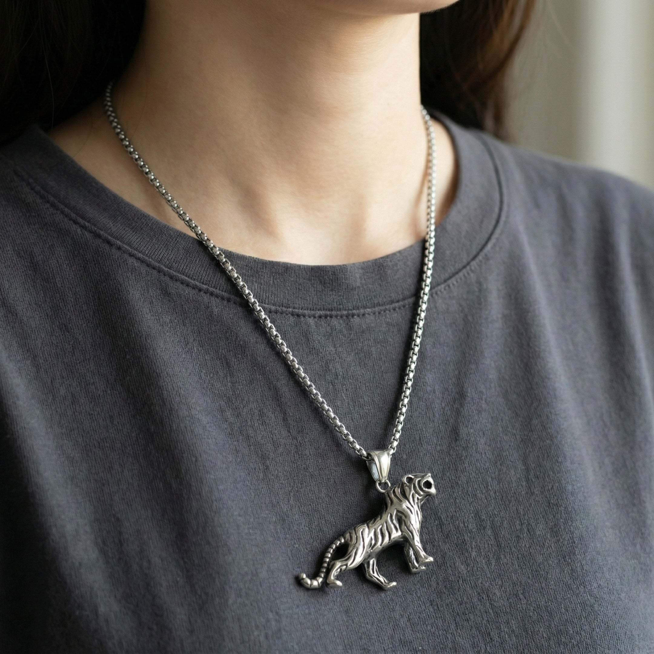 N-23 Necklace | Pendant - Alloy | Chain - Stainless Steel | Size-24inch