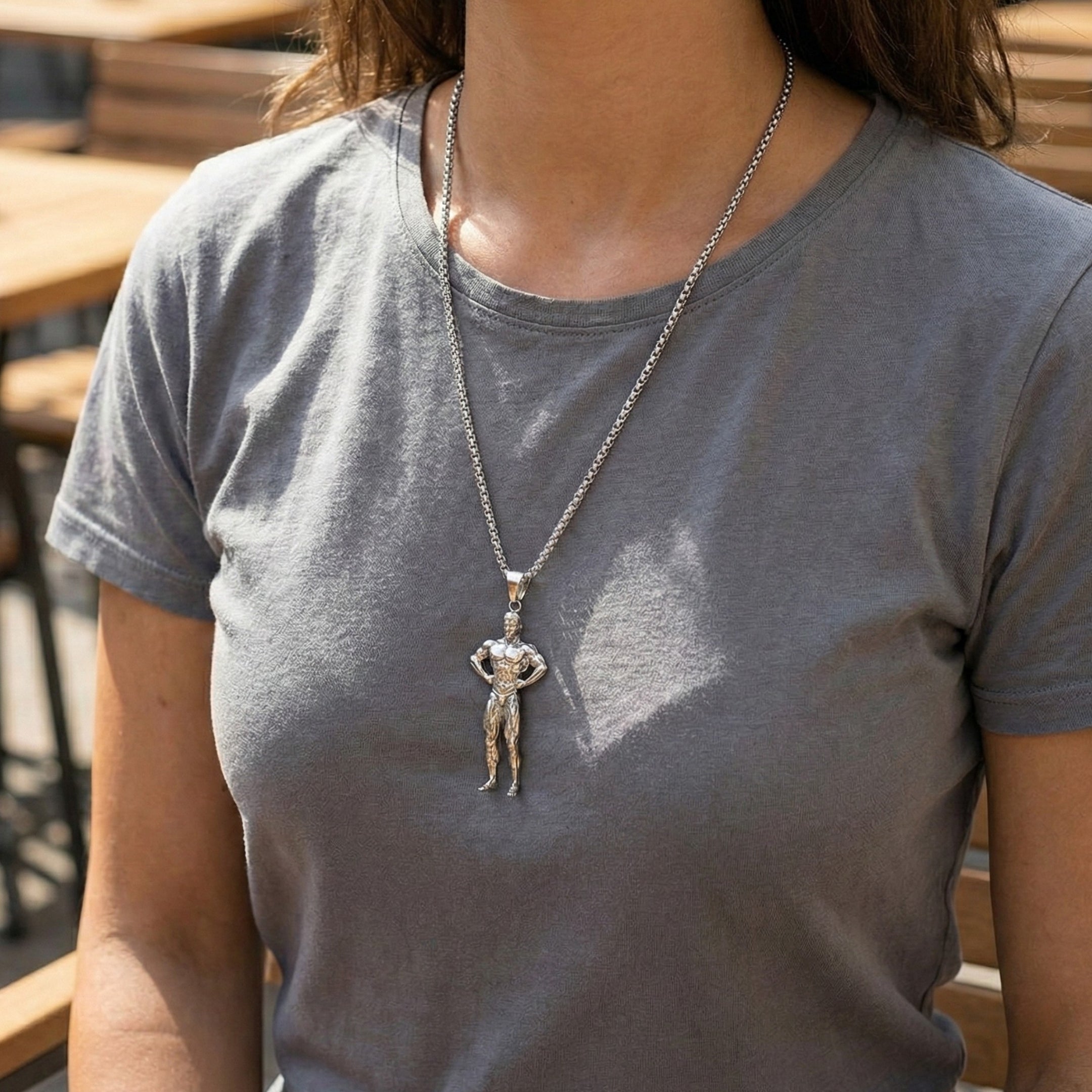 N-33 Necklace | Pendant - Alloy | Chain - Stainless Steel | Size-24inch