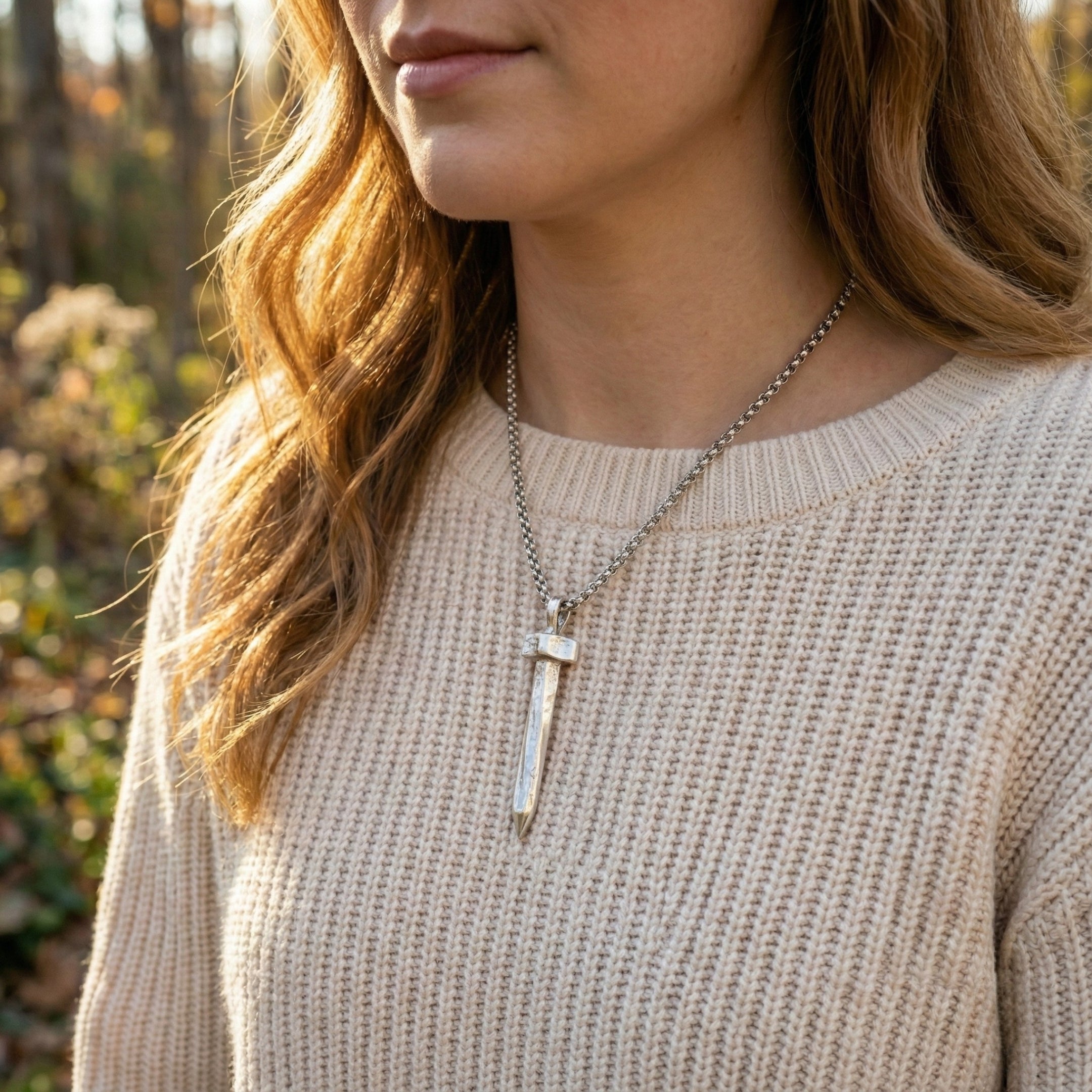 NP-96 Necklace | Pendant - Alloy | Chain - Stainless Steel | Size-24inch