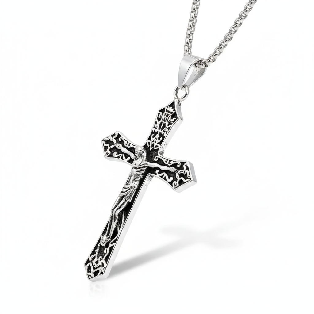 NP-206 Necklace | Pendant - Alloy | Chain - Stainless Steel | Size-24inch