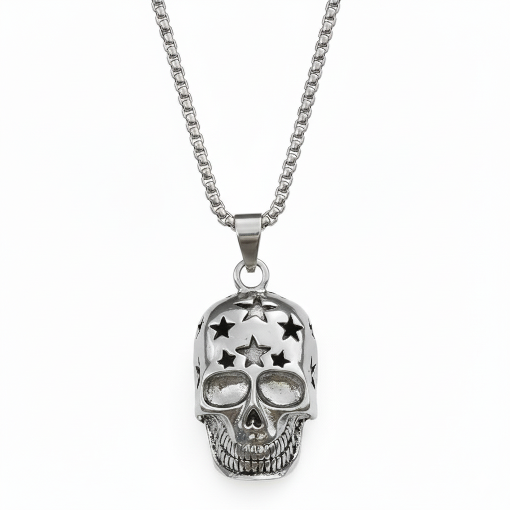 NP-190 Necklace | Pendant - Alloy | Chain - Stainless Steel | Size-24inch - SS Pendant/