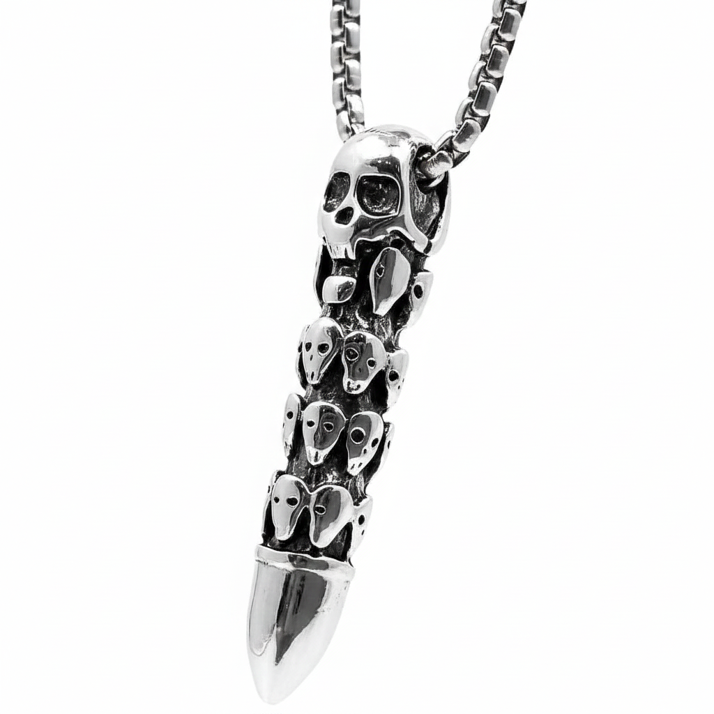 NP-E-118 Necklace | Pendant - Alloy | Chain - Stainless Steel | Size-24inch